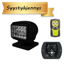 ACR RCL-95 LED-valonheitin langattomalla sekä langallisella kauko-ohjauksella, musta