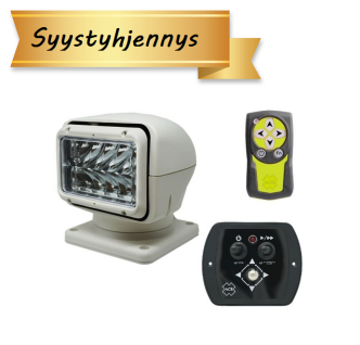 ACR RCL-95 LED-valonheitin langattomalla sekä langallisella kauko-ohjauksella, valkoinen