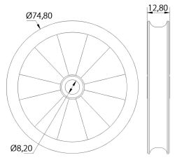 ALLEN PYLPYRÄN KEHRÄ 74x13mm