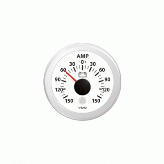 Veratron VDO Viewline ±150A ampeerimittari 52 mm, valkoinen