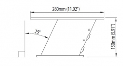 Scanstrut PowerTower® 15 cm alumiinijalka tutka-antennille