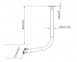 Scanstrut valomasto PowerTower® alumiinijalalle