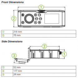 Fusion MS-AV755 soitin Radio/DVD/USB/Bluetooth/NMEA2000