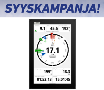 B&G Nemesis 12 monitoiminäyttö