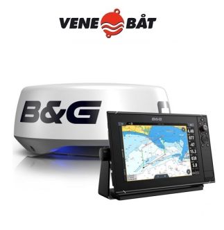 B&G Zeus³S 12 monitoiminäyttö + Halo20+ tutka