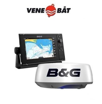 B&G Zeus³S 9 monitoiminäyttö + Halo20+ tutka