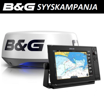 B&G Zeus³S 12 monitoiminäyttö + Halo20+ tutka