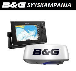 B&G Zeus³S 9 monitoiminäyttö + Halo20+ tutka
