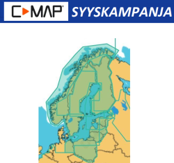 C-MAP DISCOVER Baltic Sea Continental (M-EN-Y055)