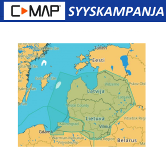 C-MAP DISCOVER Latvia, Lithuania and Russia (M-EN-Y213)