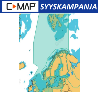 C-MAP DISCOVER Northern & Central Europe Continental (M-EN-Y050)