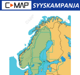 C-MAP DISCOVER Scandinavia Inland Waters (M-EN-Y210)