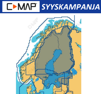 C-MAP Discover X Finland Lakes (M-EN-T-326-D-MS)