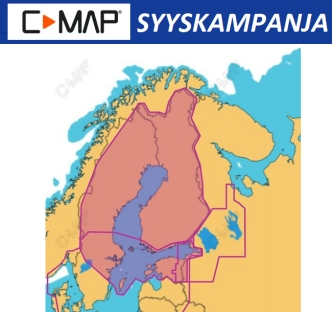 C-MAP REVEAL Finland Lakes (M-EN-Y326-MS)