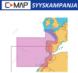C-MAP REVEAL West European Coasts (M-EW-Y228-MS)