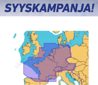 C-MAP Reveal X Central and West Europe (M-EW-T-227-R-MS)