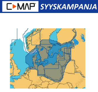 C-MAP Reveal X Skagerrak, kattegat and Baltic Sea (M-EN-T-200-R-MS)