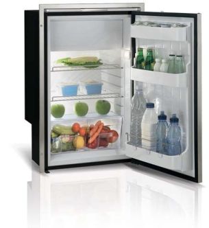 Vitrifrigo C115iX jääkaappi pakastelokerolla ja kylmävaraajalla, INOX ESITTELYLATE