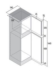 Vitrifrigo C220DP jääkaappipakastin