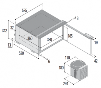 Vitrifrigo Chromelock C30BT pakastin
