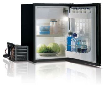 Vitrifrigo Airlock C42L jääkaappi, musta ilman pakastelokeroa