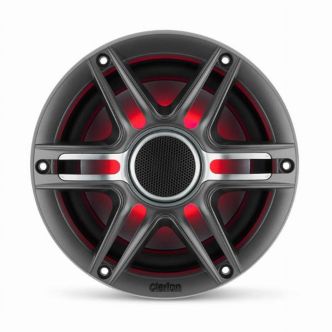 Clarion 6.5" CMSP-651RGB-SWG kaiutinpari harmailla ja valkoisilla ritilöillä