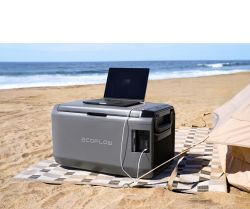 EcoFlow GLACIER Classic 55L kannettava jääkaappi-pakastin, 55 litraa + integroitu 298 Wh Lithium-akku BUNDLE