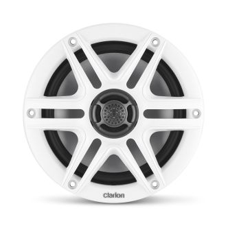 Clarion 6.5" CMS-651-SWB kaiutinpari mustilla ja valkoisilla ritilöillä