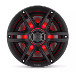Clarion 6.5" CMS-651RGB-SWB kaiutinpari mustilla ja valkoisilla ritilöillä