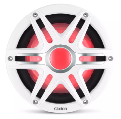 Clarion 10" CMSP-101RGB-4 Subwoofer harmaalla ja valkoisella ritilällä