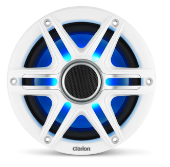 Clarion 6.5" CMSP-651RGB-SWG kaiutinpari harmailla ja valkoisilla ritilöillä