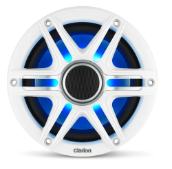 Clarion 6.5" CMSP-651RGB-SWG kaiutinpari harmailla ja valkoisilla ritilöillä