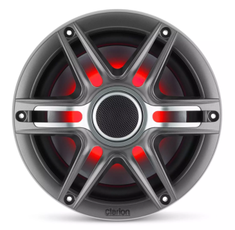 Clarion 7.7" CMSP-771RGB-SWG kaiutinpari harmailla ja valkoisilla ritilöillä