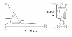 Raymarine Dragonfly CPT-60 peräpeilianturi