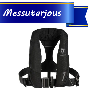 Crewsaver Crewfit+ 180N Pro automaatti pelastusliivi Musta