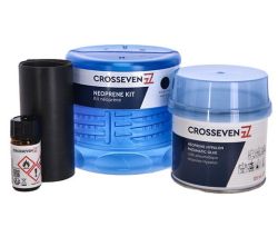 Crosseven Neopreeni/Hypalon korjaussarja, musta