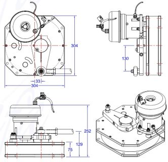 Jefa DD2 sähkömekaaninen 375 KgM työyksikkö, 12 V