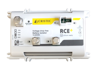 Cristec RCE+ latauksenjakaja 180A, 1 sisään - 2 ulos