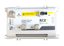 Cristec RCE+ latauksenjakaja 80A, 1 sisään - 2 ulos