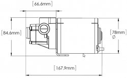 Simrad PUMP-2 hydraulinen kääntösuuntapumppu 0,8 l/min 12 V