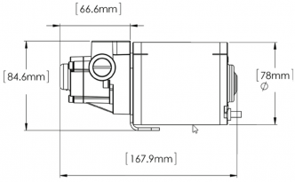 Simrad PUMP-3 hydraulinen kääntösuuntapumppu 1,6 l/min 12 V