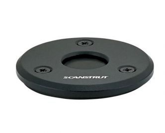 Scanstrut Deck Seal Mini matalaprofiilinen kaapeliläpivienti, musta alumiini