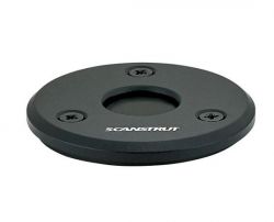 Scanstrut Deck Seal Mini matalaprofiilinen kaapeliläpivienti, musta alumiini