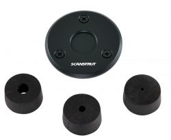 Scanstrut Deck Seal Mini matalaprofiilinen kaapeliläpivienti, musta alumiini
