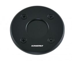 Scanstrut Deck Seal Medium matalaprofiilinen kaapeliläpivienti, musta aluminiini