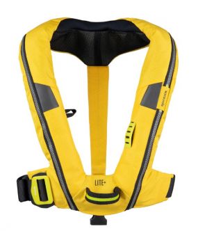 Spinlock Deckvest LITE+ 170N automaattiliivi valjaalla Keltainen