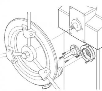 Raymarine laipio asennussarja ruoripilotille