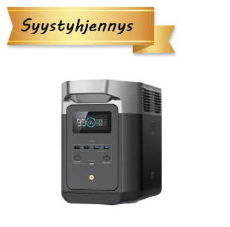 Ecoflow Delta 2 kannettava 1024 Wh virta-asema 1800W invertterillä