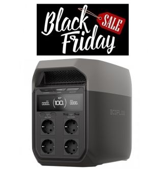 EcoFlow Delta 3 kannettava 1024 Wh virta-asema 1800W invertterillä