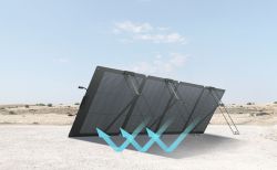 Ecoflow kaksipuolinen taiteltava aurinkopaneeli 220W